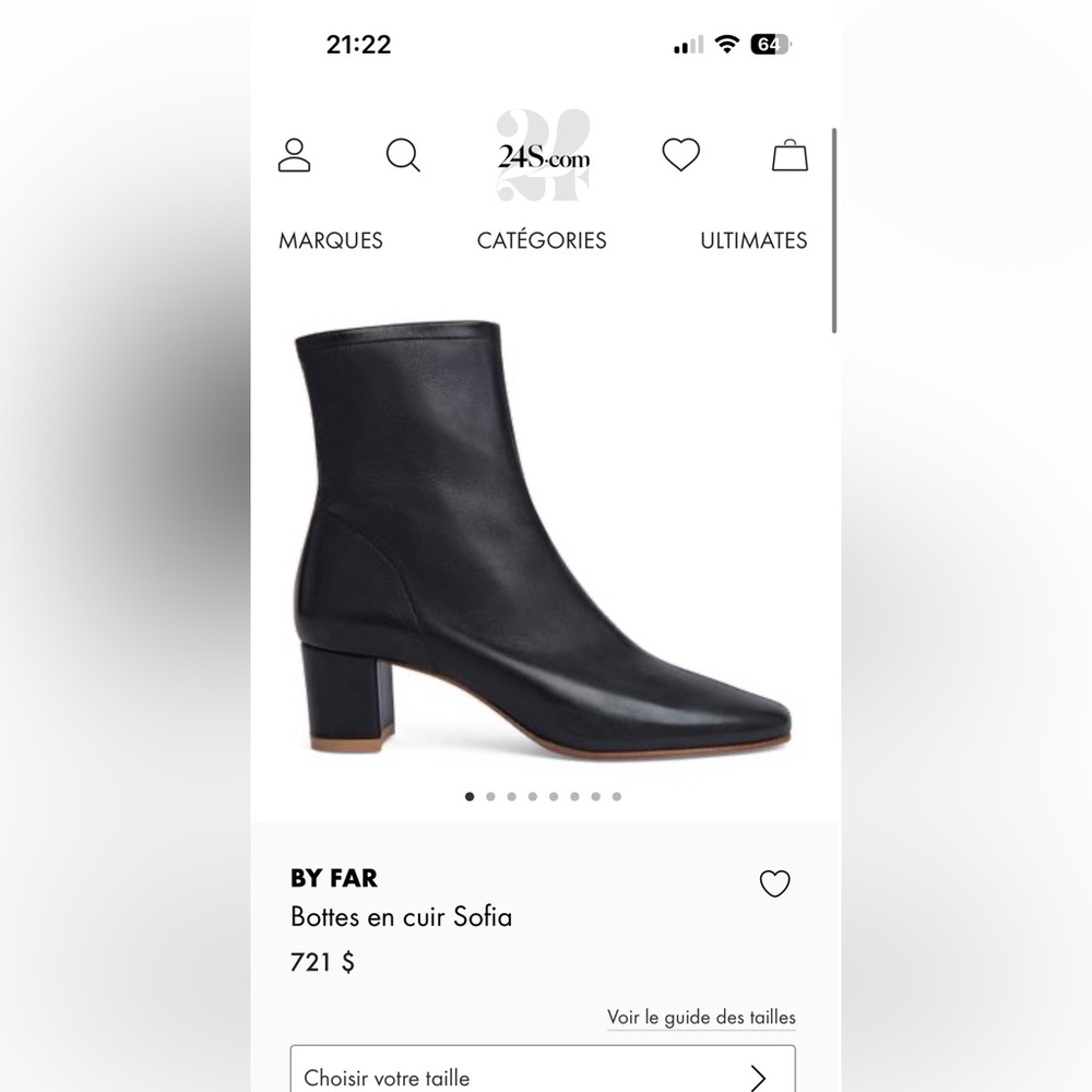 Brand new By Far boots real leather 8,5